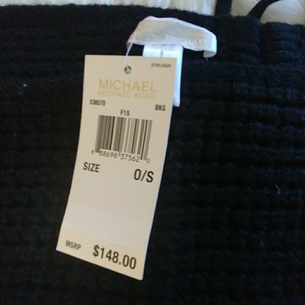 Michael Kors Black Shrug Infinity Scarf - Picture 4 of 5